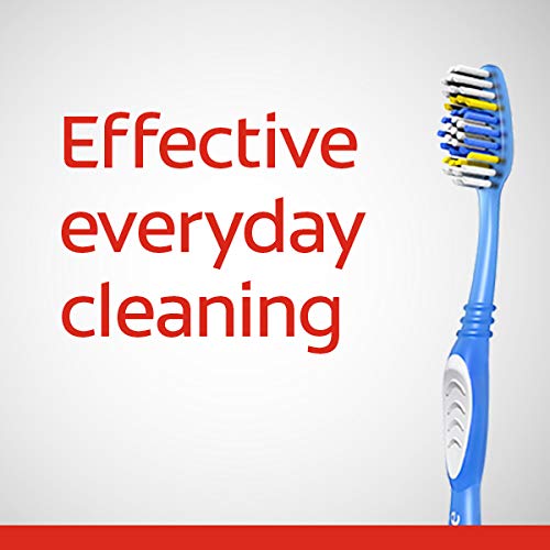 Colgate Extra Clean Full Head Toothbrush, Medium – 4 Count