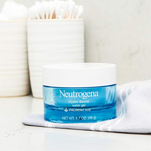 Neutrogena Hydro Boost Face Moisturizer with Hyaluronic Acid for Dry Skin, Oil-Free and Non-Comedogenic Water Gel Face…