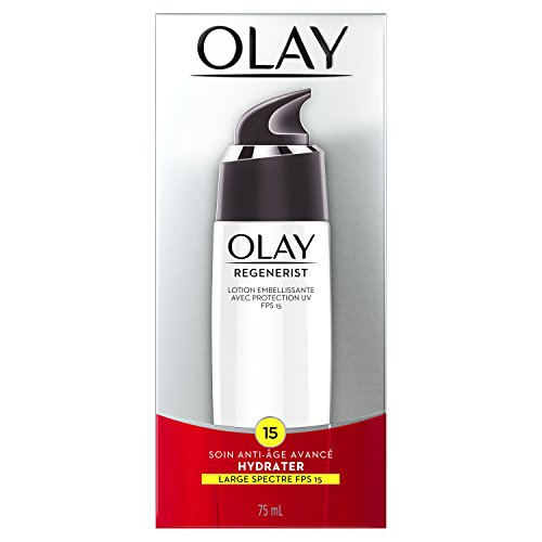 Olay Regenerist Regenerating Face Lotion with Sunscreen SPF 15 Broad Spectrum, No Scent, 2.5 fl oz