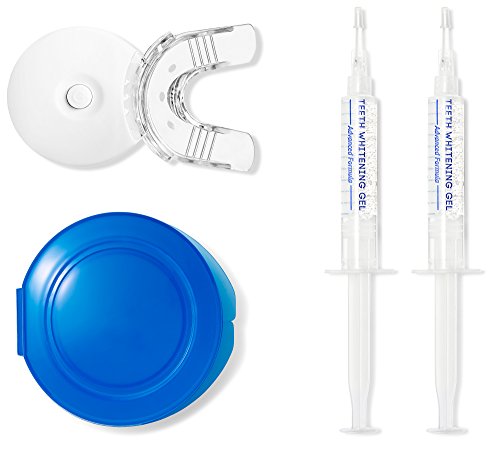 Auraglow Teeth Whitening Kit with LED Light, 35% Carbamide Peroxide Gel, 20+ Whitening Treatments, (2) 10mL Whitening…