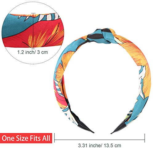 Kisslife 12 Pack Wide Headbands Knot Turban Headband Hair Band Elastic Plain Fashion Hair Accessories for Women and…