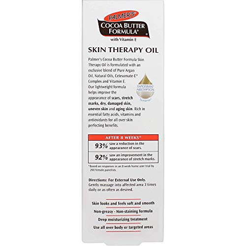 Palmer’s Cocoa Butter Formula Skin Therapy Moisturizing Body Oil for Scars & Stretch Marks, Deep Body Moisturizer for…
