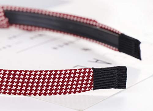 Bow Headband -Simple and Fashion Knotted Knitted Headband for Women and Girls, Elastic Non-slip Turban Hairband for Spa…