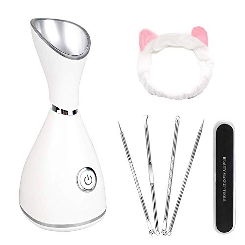IFLAWLESS Facial Steamer, Skin Care Face Steamer Warm Mist, Facial Steamer For Women, Portable For Home Travel Use With…