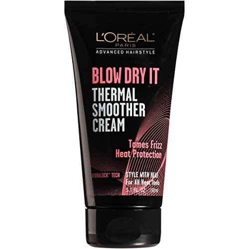 L’Oréal Paris Advanced Hairstyle BLOW DRY IT Thermal Smoother Cream, 5.1 fl. oz.