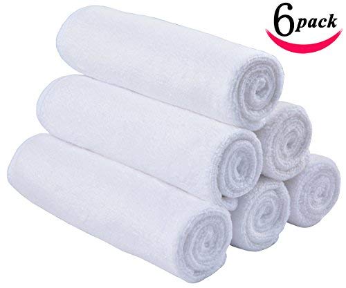 SINLAND Microfiber Facial Cloths Fast Drying Washcloth Absorbent Face Wash Cloth Soft Makeup Remover Cloths 12inch x…
