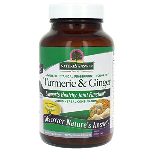 Nature’s Answer Turmeric and Ginger Capsules 90 Count | Supports Healthy Joint Comfort*