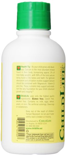 ChildLife Essentials Liquid Calcium Magnesium Supplement – Supports Healthy Bone Growth for Children, Contains Calcium…