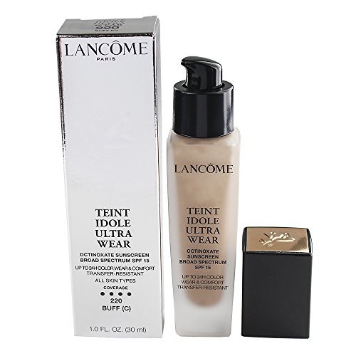 Lancôme Teint Idôle Ultra 24H Long Wear Foundation – Full Coverage – Natural Matte Finish – Lightweight & Oil-Free