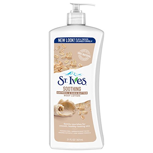 St. Ives Soothing Hand & Body Lotion Moisturizer for Dry Skin Oatmeal & Shea Butter Made with 100% Natural Moisturizers…