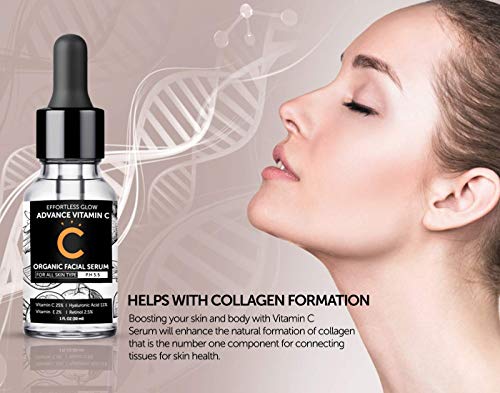 Zone – 365 Vitamin C Topical Face Serum with Hyaluronic Acid, Vitamin E, and Retinol to Remove Dark Spot – 1fl oz