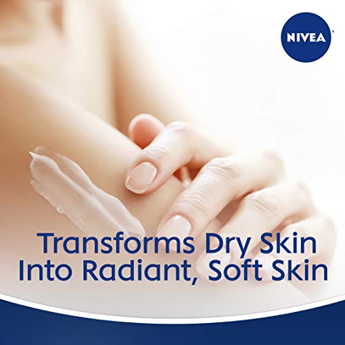 NIVEA Oil Infused Body Lotion, Vanilla and Almond Oil, Body Lotion for Dry Skin, 3 Pack of 16.9 Fl Oz Pump Bottle