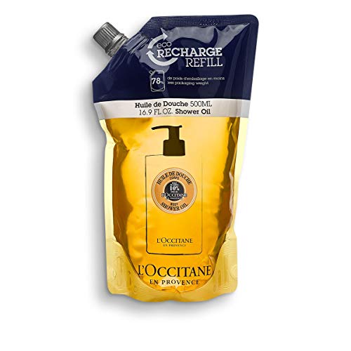 L’Occitane Softening Shea Body Shower Oil Refill , 16.9 Fl Oz