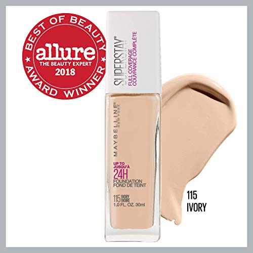 Maybelline Super Stay Full Coverage Liquid Foundation Active Wear Makeup, Up to 30Hr Wear, Transfer, Sweat & Water…