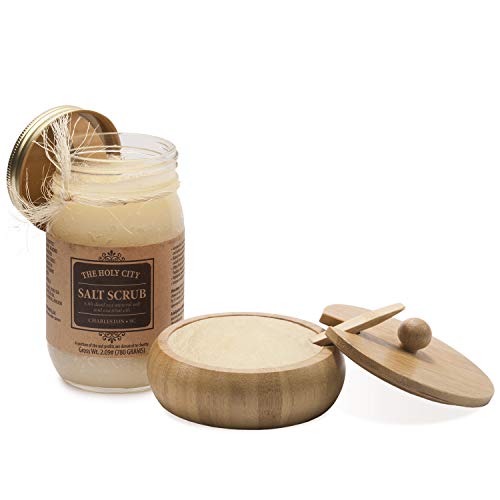 Exfoliating Body Scrub – Pure Dead Sea Salt Scrub for Hands and Body, 16 fl oz Hydrating Moisturizing Skin Care Gift Set…