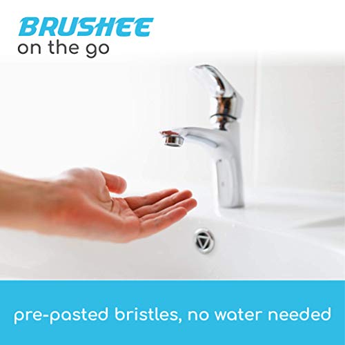 Brushee – The Evolution of Oral Care | 3-in-1 Tool (Pre-Pasted Mini-Brush + Floss + Pick) | Individually Wrapped…