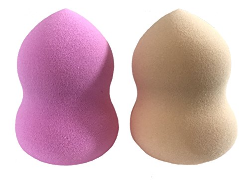 Essencell Cosmetic Pro Makeup Blender Sponges 2pc Pack – Easily Blend Liquid Foundation,Highlight and Contour-Flawless…