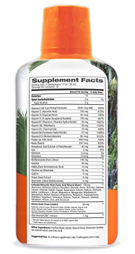 Tropical Oasis Mega Plus – Liquid Multivitamin and Mineral Supplement – Includes 85 Vitamins & Minerals, 20 Amino Acids…