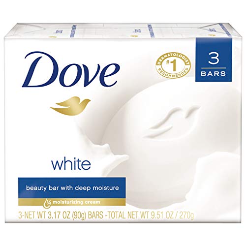 Dove Beauty Bar Gentle Skin Cleanser Moisturizing for Gentle Soft Skin Care Original Made With 1/4 Moisturizing Cream 3…
