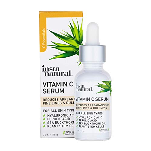 InstaNatural Vitamin C Serum, Vitamin C Serum for Face with Hyaluronic Acid and Ferulic Acid, Brightening Serum and Anti…