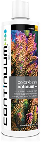 Continuum Aquatics Color Basis Calcium Plus – Concentrated Calcium & Mineral Supplement Providing Phytopigment Essential…