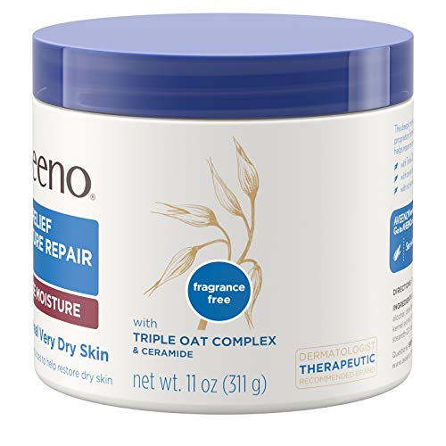 Aveeno Skin Relief Intense Moisture Repair Body Cream with Triple Oat & Shea Butter Formula, Helps Relieve & Restore…