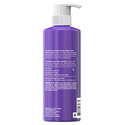 Aussie 3 Minute Miracle Moist Conditioning Treatment, 16 Fluid Ounce