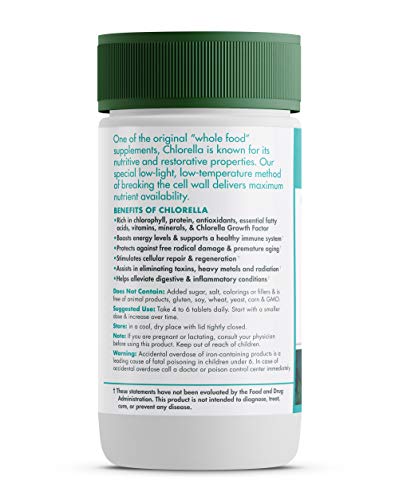 Green Foods Organic Chlorella 500 Mg, 120 Count
