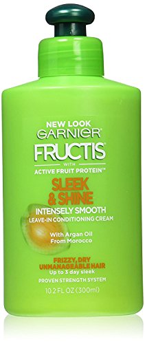 Garnier Fructis Sleek and Shine Intensely Smooth Leave-In Conditioning Cream, 10.2 Fluid Ounce