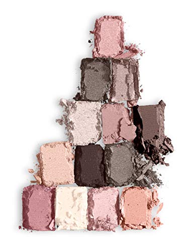 Maybelline The Blushed Nudes Eyeshadow Palette, Includes 12 Pigmented Shades and 2 Double Ended Eye Makeup Applicators…