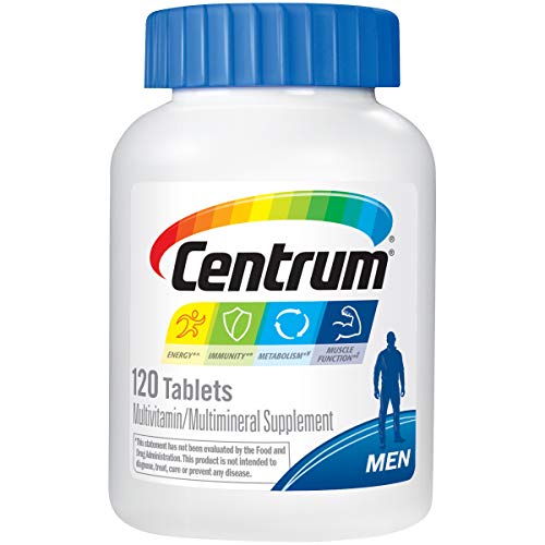 Centrum Multivitamin for Men, Multivitamin/Multimineral Supplement with Vitamin D3, B Vitamins and Antioxidants – 120…
