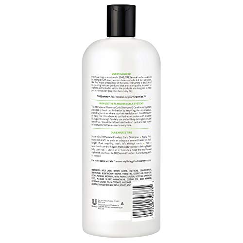 TRESemmé Flawless Curls Moisturizing Conditioner For Curly Hair Formulated With Pro Style Technology 28oz