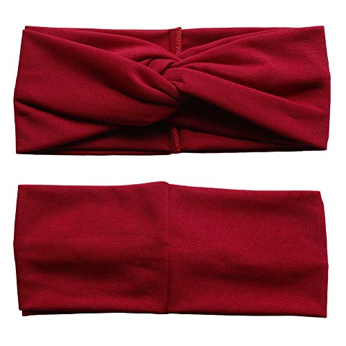 4 Pack Women Fashion Headbands Head Wrap Stretchy Hair band Twisted Cute Hair Accessories Lightweight Soft Wicking…