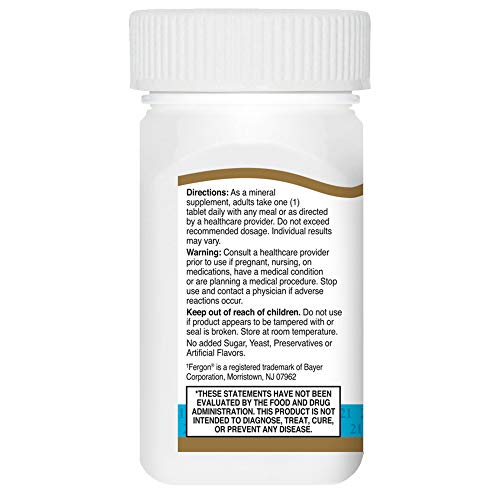 21st Century Iron 27 Mg Ferrous Gluconate Tablets, 110Count