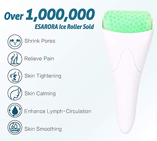 ESARORA Ice Roller for Face & Eye, Puffiness, Migraine, Pain Relief and Minor Injury, Skin Care Products