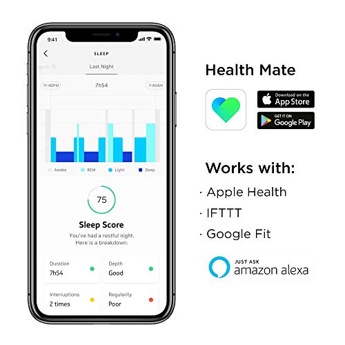 Withings Sleep – Sleep Tracking Pad Under The Mattress With Sleep Cycle Analysis