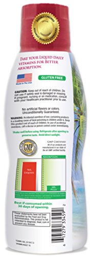 Tropical Oasis Adult Liquid Multivitamin -Liquid Multi-Vitamin and Mineral Supplement with 125 Total Nutrients Including…