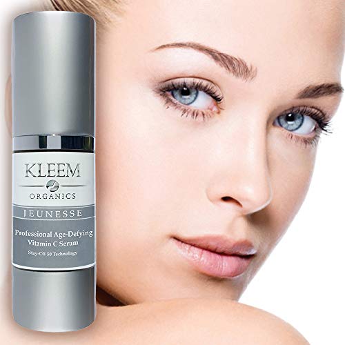 Kleem Organics Vitamin C Serum for Face with Hyaluronic Acid & Vitamin E – Firming Anti Aging Vitamin C Face Serum for…