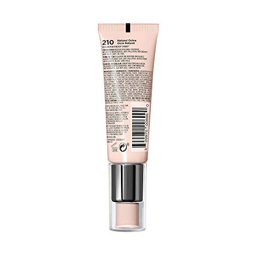 Revlon PhotoReady Candid Natural Finish Foundation, with Anti-Pollution, Antioxidant, Anti-Blue Light Ingredients, 210…