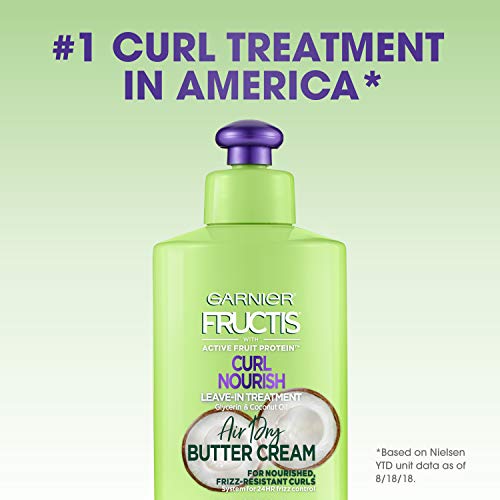Garnier Hair Care Fructis Triple Nutrition Curl Moisture Leave-In Conditioner, 10.19 Fluid Ounce