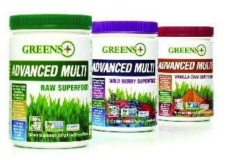 Greens+ Advanced Multi Wild Berry Superfood Powder | Essential Blend of Raw Green Foods, Superfruits and Sea Vegetables…