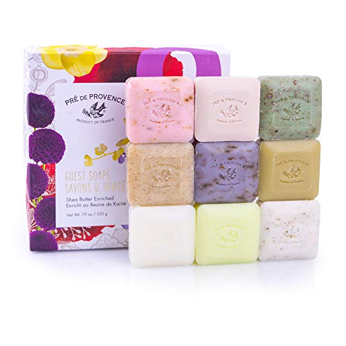 Pre de Provence Luxury Gift Box (Set of 9) – Assorted Scented Herb Scented Herb, 7.9 Ounce, 0.88 Ounce (Pack of 9)