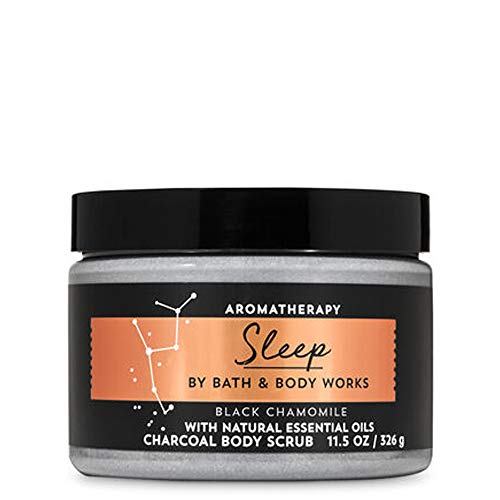 Bath & Body Works Aromatherapy Sleep Black Chamomile Charcoal Body Scrub with Natural Essential Oils 11.5 oz / 326 g