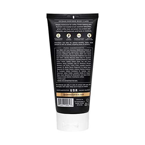Seaweed Bath Co. Firming Body Cream, Rosemary Mint Scent, 6 Ounce, Sustainably Harvested Seaweed, Chlorella, Green…