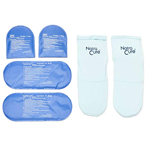 NatraCure Cold Therapy Socks – Reusable Gel Ice Frozen Slippers for Feet, Heels, Swelling, Edema, Arch, Chemotherapy…