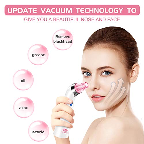 Blackhead Remover Pore Vacuum Electric Blackhead Vacuum Cleaner Blackhead Extractor Tool Device Comedo Removal Suction…