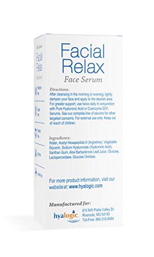Hyalogic Episilk Facial Relax Face Serum – Anti-Aging Facial Serum w/ Hyaluronic Acid & Argireline, Antioxidant Serum to…