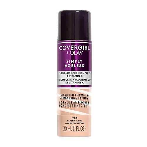 COVERGIRL+OLAY Simply Ageless 3-in-1 Liquid Foundation, Classic Ivory
