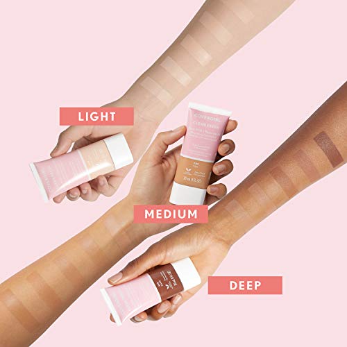 COVERGIRL, Clean Fresh Skin Milk Foundation, Medium/Tan, 1 Count