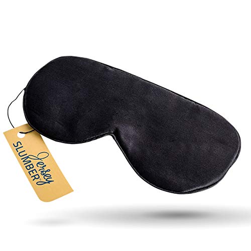 Silk Sleep Eye Mask for Men Women, Comfortable Super Soft Eye Mask with Adjustable Strap, 100% Pure Silk, Works with…